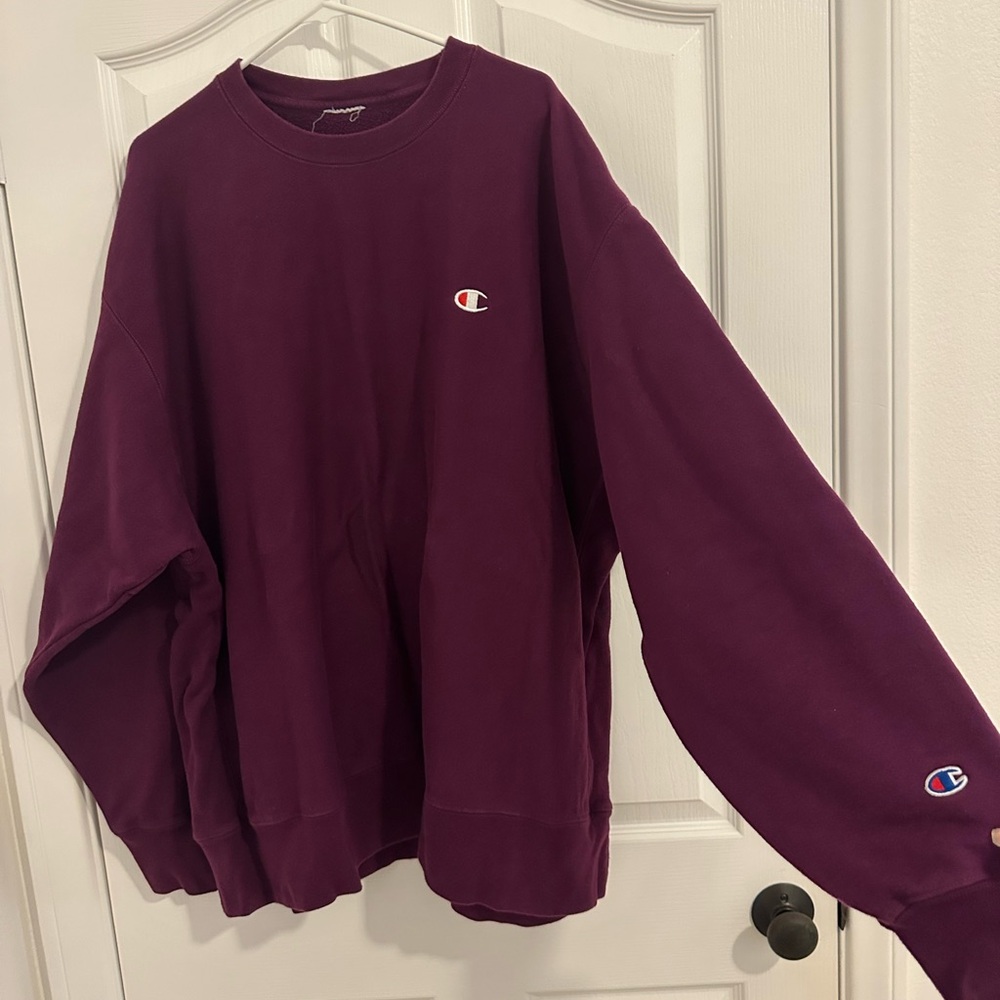 Champion Maroon Crewneck Sweatshirt